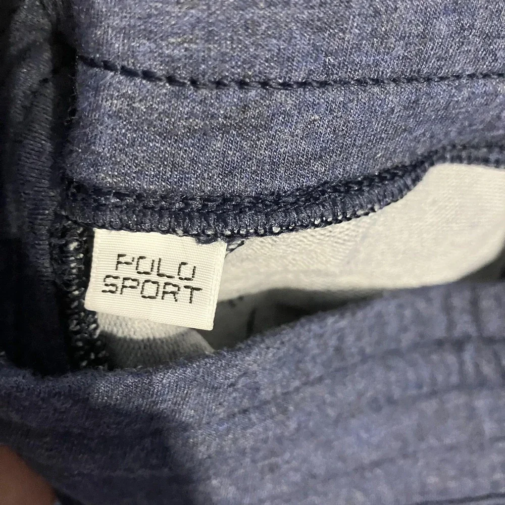 Polo Sport Pants‎ Mens Extra Large Blue Joggers Drawstring Logo Ralph Lauren